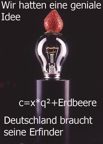 Erdbeerlampe