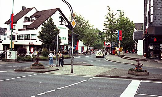 Innenstadt Radevormwald. WDR 2 für eine Stadt